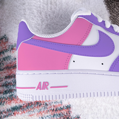 Two-Tones Purple and Pink Blue Air Force 1