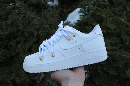 Double Laced Gold Air Force 1