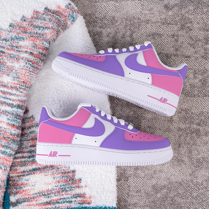 Two-Tones Purple and Pink Blue Air Force 1