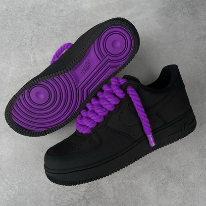 Robe Laces Coloured Bottom Air Force 1