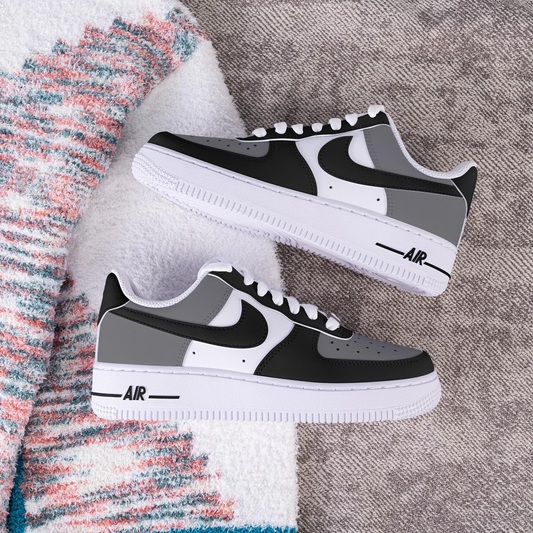 Two-Tones Black and Grey Air Force 1